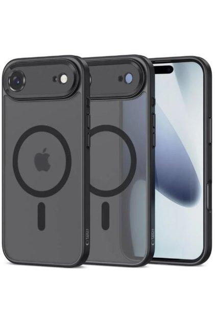 Carcasa Tech-Protect MagCam cu MagSafe compatibilă cu iPhone 17 Air 6.6 ", Negru Mat