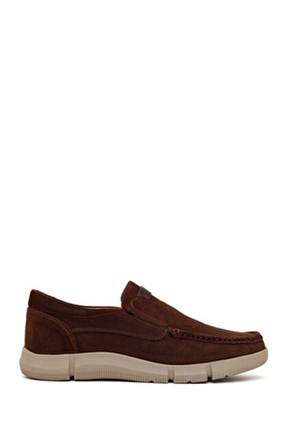 Derimod Fly Erkek Bej Süet Deri Casual Loafer 26SFD693110 - Fiyatı