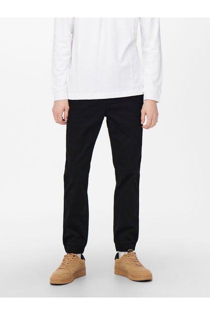 Onscam Aged Cuff Chino Pk 9626 Erkek Siyah Pantolon - 22019626