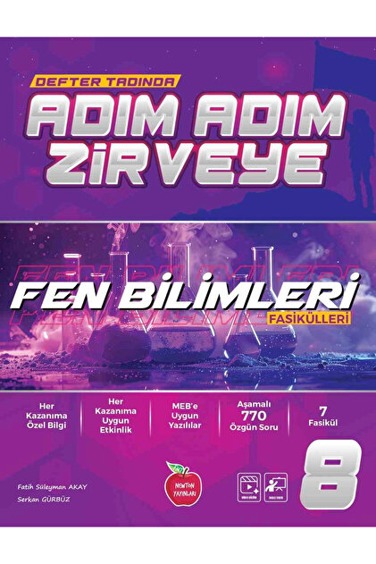 Newton 8.Sınıf Fen Bilimleri Fasikül Adım Adım Etkinlikli Konu Anlatımlı Soru Bankaları