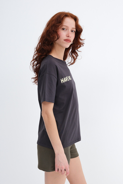 Addax Baskılı T-shirt P10688 - Fiyatı, Yorumları