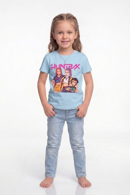Printed Short Sleeve T-Shirt for Girls B22