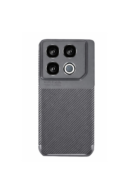 Etr İnfinix Gt 20 Pro Case Auto Focus Carbon Cover - Gray Ti̇c