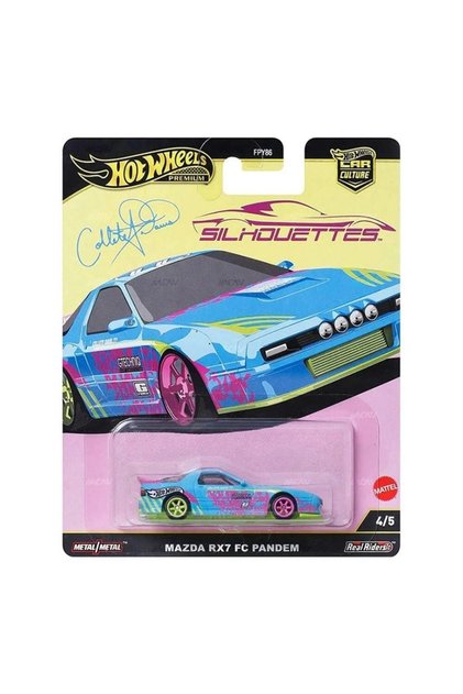 Premium Car Culture Silhouettes Mazda Rx-7 Fc Pandem Metal/Metal 1:64 Model Car