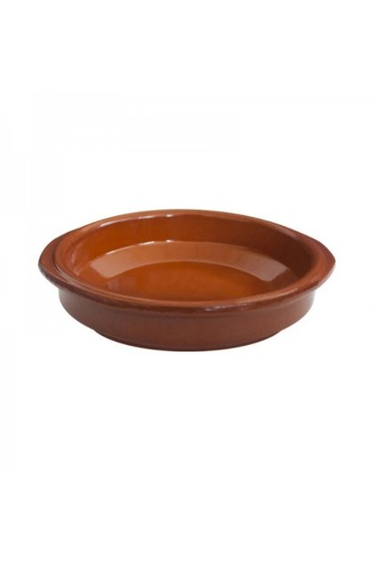 Vas rotund din ceramică refractară arsă, Ceramica, diametru de 18 cm