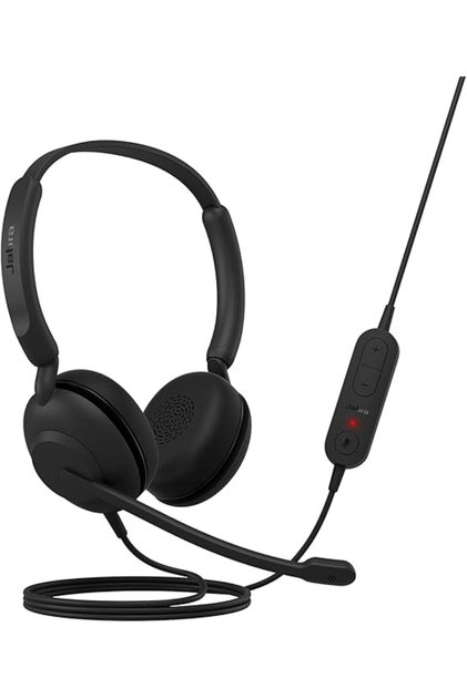 سماعة رأس سلكية Evolve 10 USB-A – مزودة بخاصية إلغاء الضوضاء – تحكم مدمج