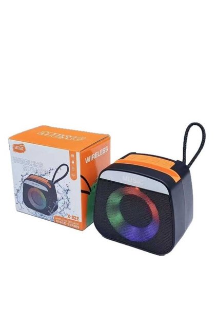 Boxă Portabilă Bluetooth cu LED RGB si Suport Telefon 10.5x11cm