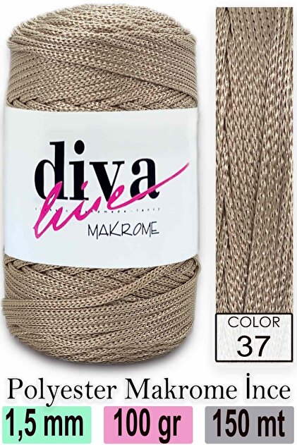 Νήμα Μακραμέ Diva 37