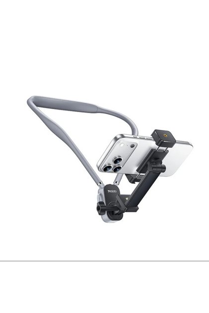 Multi-Functional Neck-Mounted Phone Holder with For Smartphones and Action Cameras | Fkare Gadgets