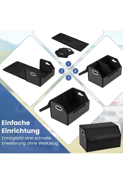 Organizator pliabil pentru portbagaj auto de 35L