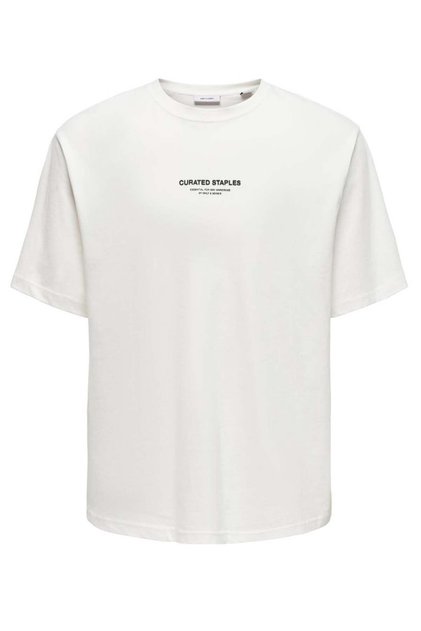 ONSCURATED RLX PRINT SS TEE TR Cloud Dancer