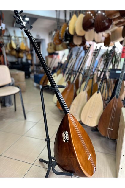 Jak Girişli Uzun Sap Bağlama (kılıf, yedek tel ve mızrap hediye)
