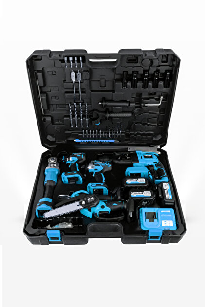 LUNAX Kimmeer Plus 21V 6'li Akülü Set (Hilti Taşlama Somun Sıkma