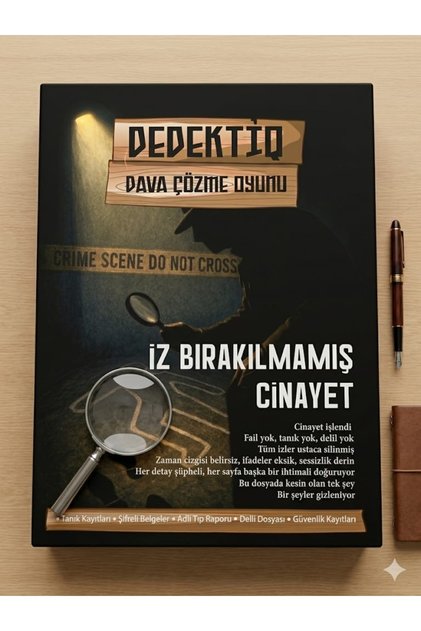 3-Player Detective Game Case, Three-Player Murder Solving Game, Find the Killer
