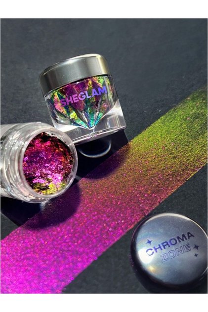 Chroma Zone Multichrome Flake Gel - Color-Changing Holographic Eyeshadow Gel