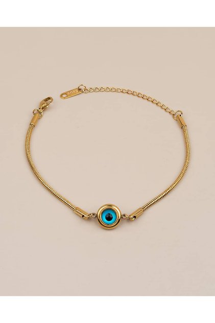Nerixa Nazar Beaded Elegant Chain Steel Bracelet