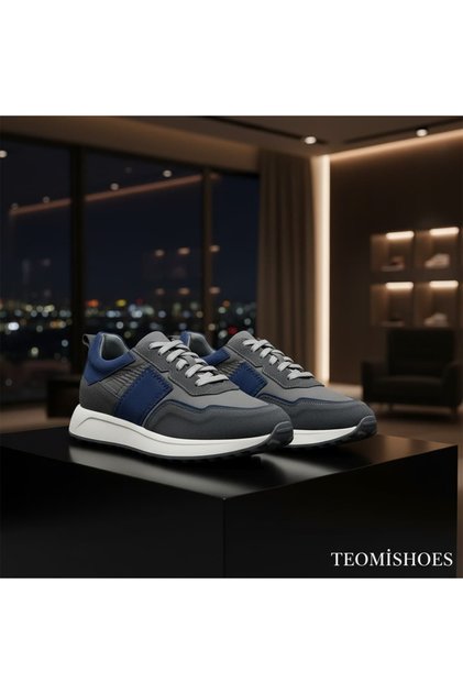 Gri Mavi Butter Sneaker