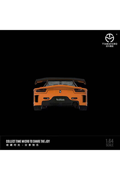 HOT WHEELS TimeMicro 1:64 Mazda RX-7 VeilSide Orange JDM Diecast