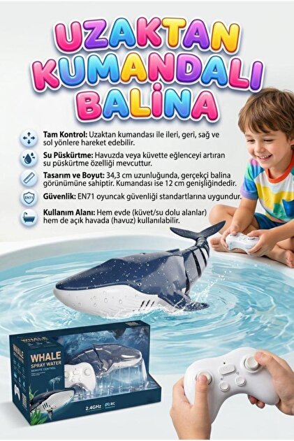 Tıfıl Toys 6-Function Water-Spraying, 360-Degree Rotating