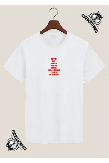 Witty Quotes Special Design Printed White T-Shirt