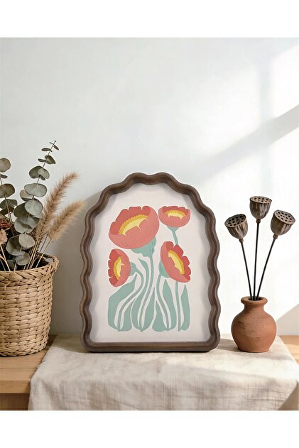 MİEN Lorenz Ahşap Çerçeve 20x25 cm – Doğal Ahşap Dekoratif