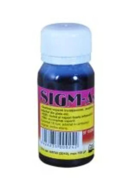 Pachet 3 bucati Vopsea piele SIGMARON Gri~ 50 ml