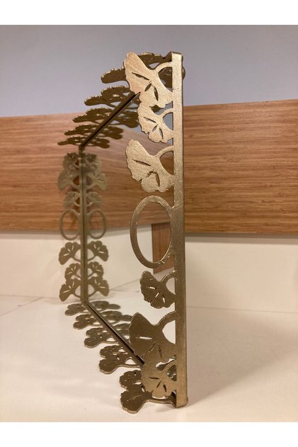 Tray Decorative Rectangular Cast Brass Mirror-Finished Color Matte Antique Size 40X30 cm