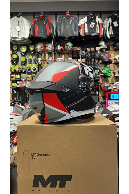 MT Helmets MT KASK FU935SV GENESIS SV RACCOON B5 MAT ÇENE AÇILIR