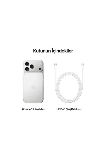 Apple MFYY4TU/A iPhone 17 Pro Max 2 TB Akıllı Telefon Gümüş