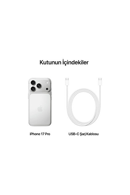Apple iPhone 17 Pro 1 TB Akıllı Telefon Gümüş MG8P4TU/A - Fiyatı