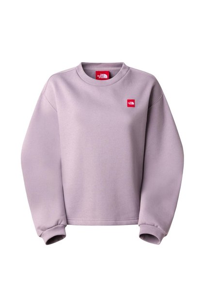 W TNF Red Box Crew Kadın Sweatshirt NF0A8EFYG7O1 Gri-M