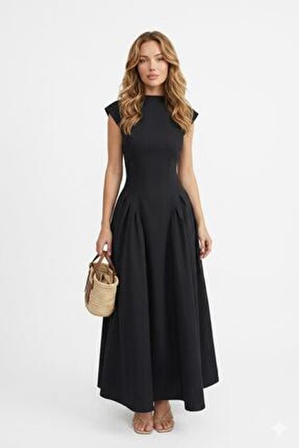 lovelondon Sleeveless Long Dress- Trendyol
