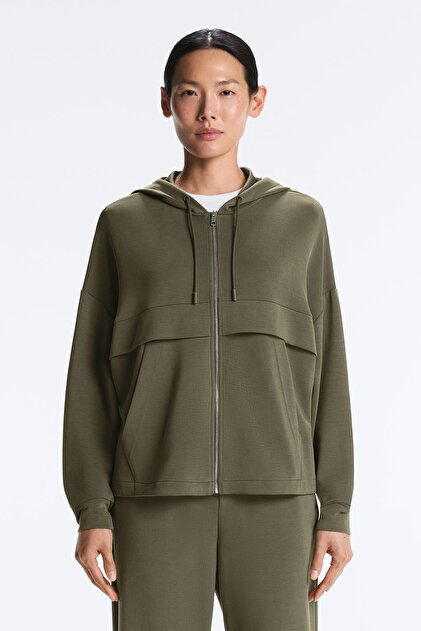 Oysho Yumuşak dokunuşlu fermuarlı sweatshirt - Fiyatı, Yorumları