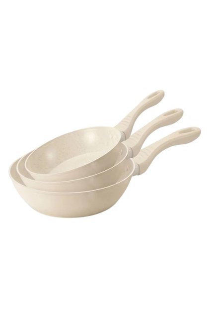 Set de tigăi cu strat de granit, 3 piese