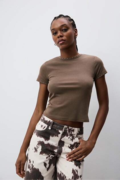 The Labratz CA$H CROP レア LEFTIES Zımbalı crop t-shirt - Fiyatı, Yorumları