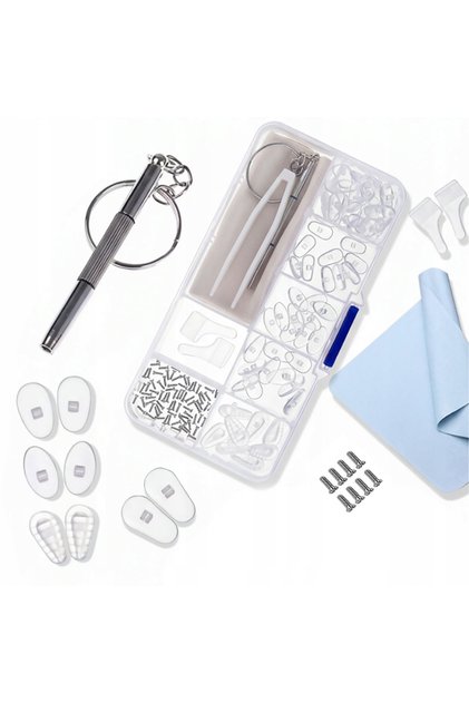 OkularFix MaxKit Kit de reparații ochelari – Set de pernuțe nazale din silicon |   35 perechi