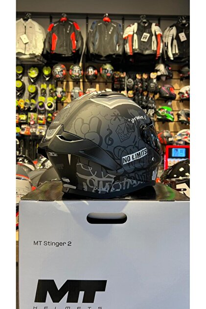 MT Helmets MT KASK FF126 STINGER 2 TAGGER B2 MAT(ŞEFFAF VİZÖRLÜ