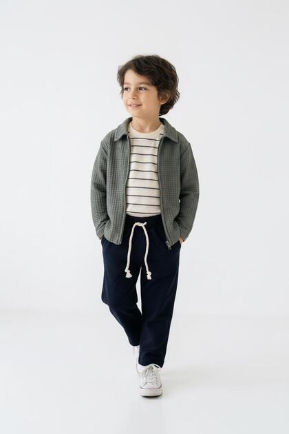 Cardigan, Trousers, T-Shirt 3-Piece Set