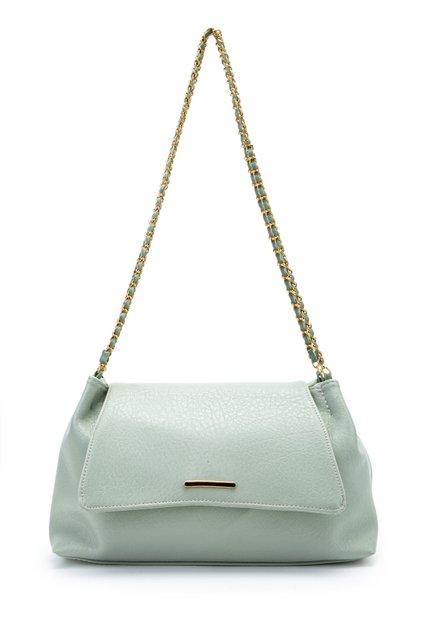 Elegant Design Sarrah Women's Shoulder Bag with Cover Mint Green