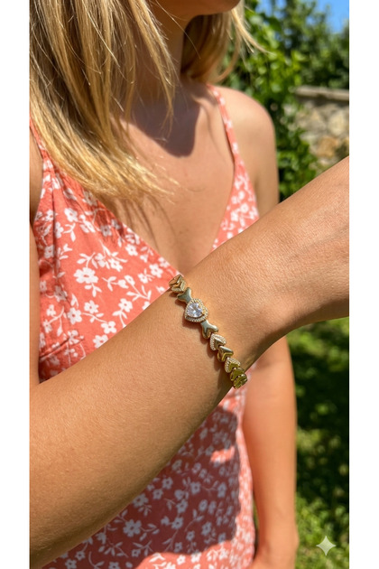 Xuping Bracelet Anti-Tarnish Antiallergic Chain Figure (2 Years Importer Warranty)
