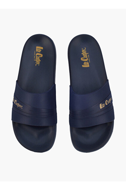 Men Logo Print Slides