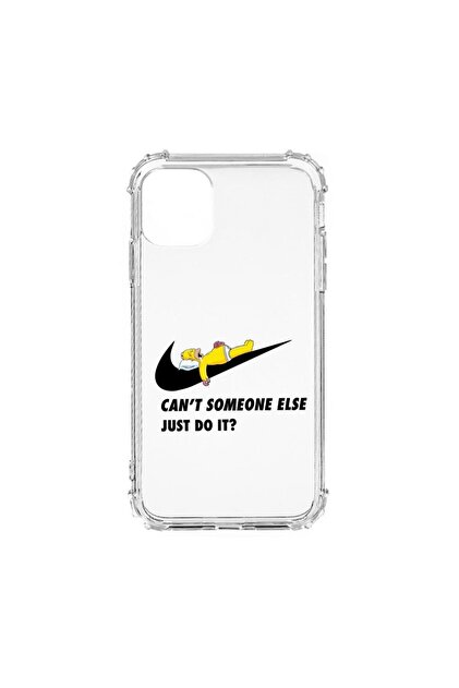 Антишоков силиконов калъф, съвместим с Apple iPhone 11, Симпсън: Просто го направи, Защита от изпускане по военен стандарт, AS 751
