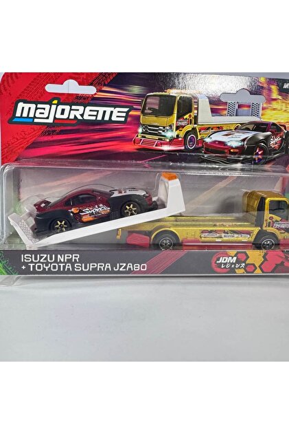 Majorette Jdm Legends Tuning Transporter Isuzu NPR - Toyota Supra
