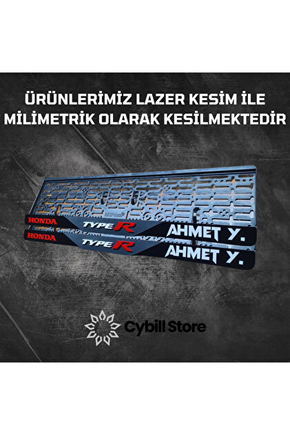 CybillStore KİŞİYE ÖZEL ARAÇ LOGOLU KABARTMALI MAT ORTALI ULTRA