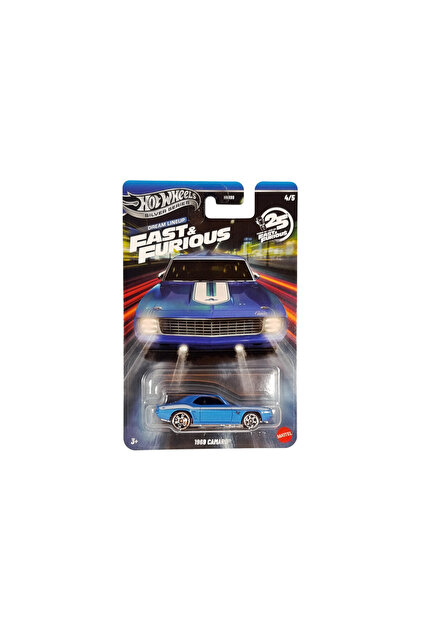 HOT WHEELS Fast & Furious Temali Arabalar 1969 Camaro JKX13