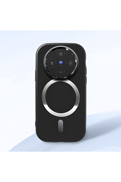 Vivo X300 Uyumlu Sade, tek renk, tam kaplama, darbeye dayanıklı