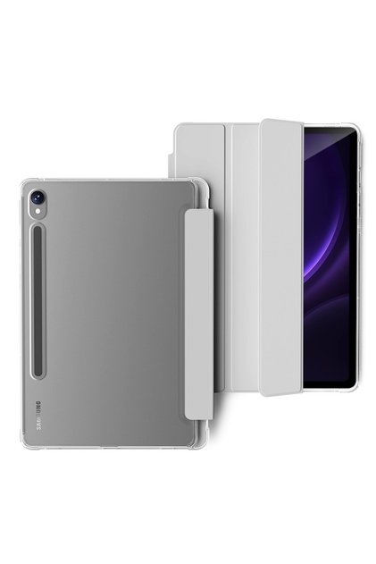 Tab S10 S10FE TM-YKL Grey Clear Crystal Tablet Case With Pen Slot For Tab S9 S10 FE Lite 2023 2025