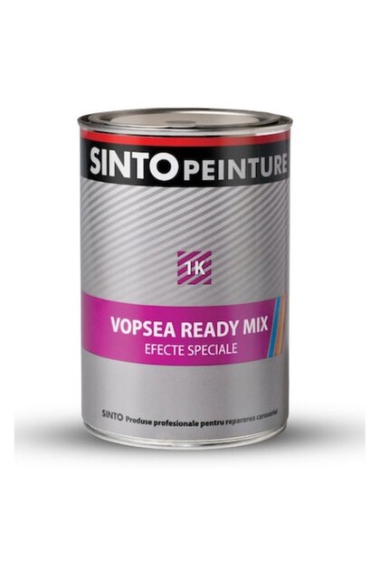 Vopsea auto metalizată 1K - Negru Metalizat 676 - Sinto, 1L