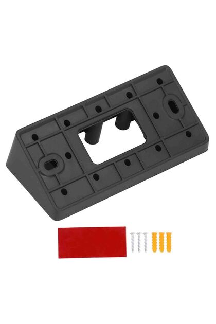 black Doorbell Mounting Stand Video Doorbell Mount Wall Mounted Avoid Drilling Doorbell Bracket for