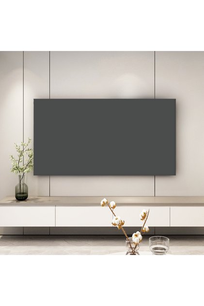 55-65in elegant gray LCD TV Kap Stofkap Effen Kleur Elastische Televisie Decoratieve Cover Doek Univ